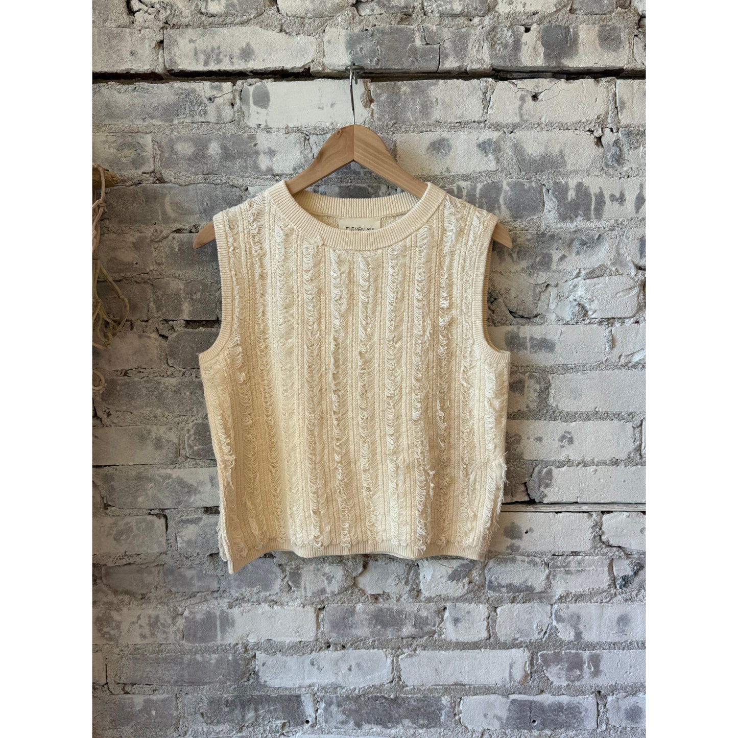 ELEVEN SIX Lilia Tank - Pearl Light Slate Gray
