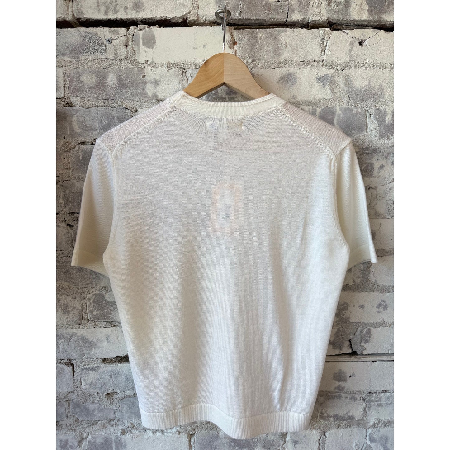 Refined Merino Wool Short Sleeve Women's T-Shirt - Nature - DUNE + SALT