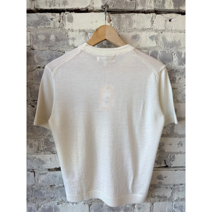 Refined Merino Wool Short Sleeve Women's T-Shirt - Nature - DUNE + SALT