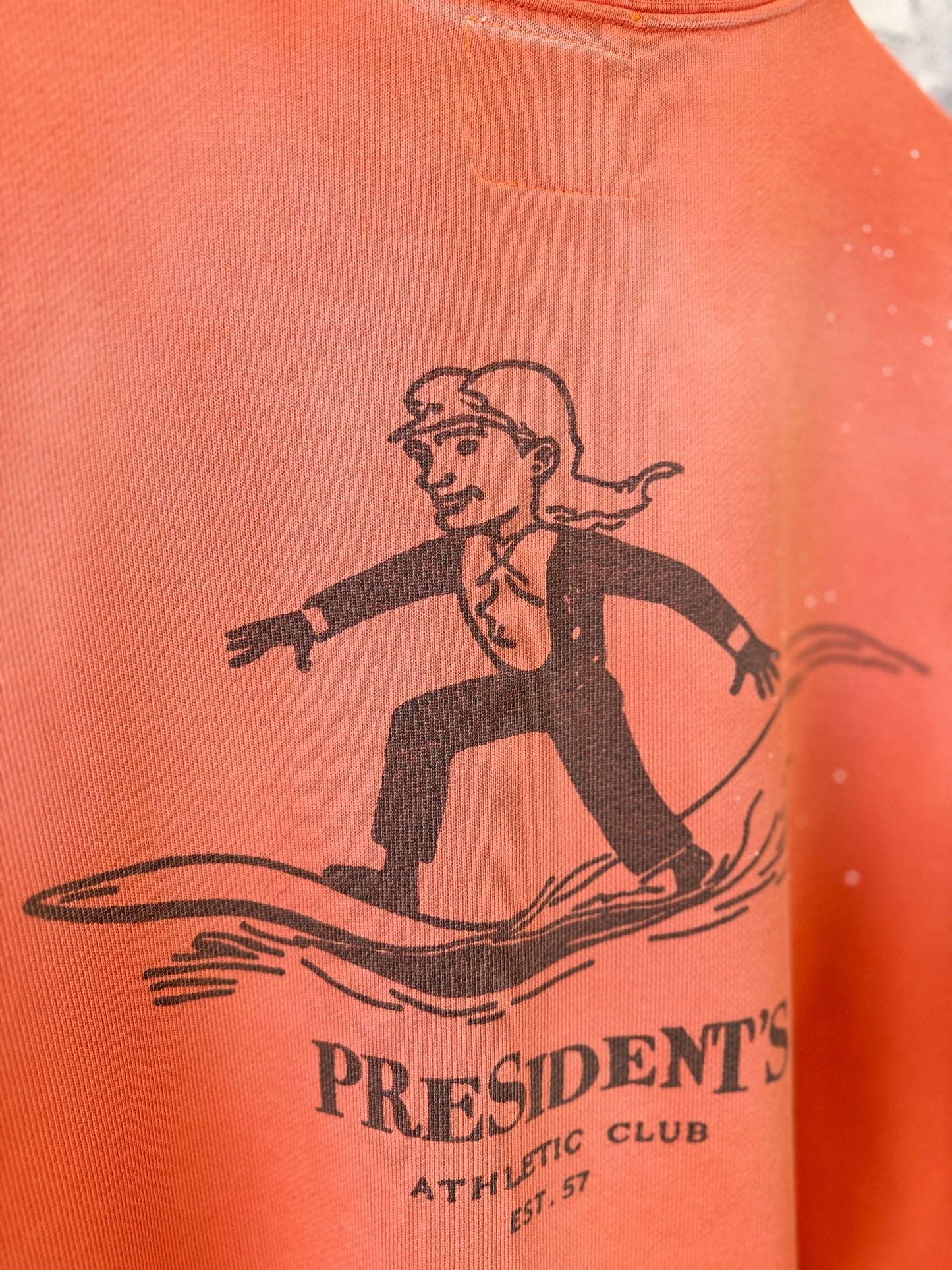 P's Sweater Mr. Surfer Painter Crew - Mandarin - DUNE + SALT