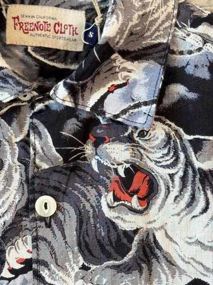 Hawaiian Tiger Shirt - Black
