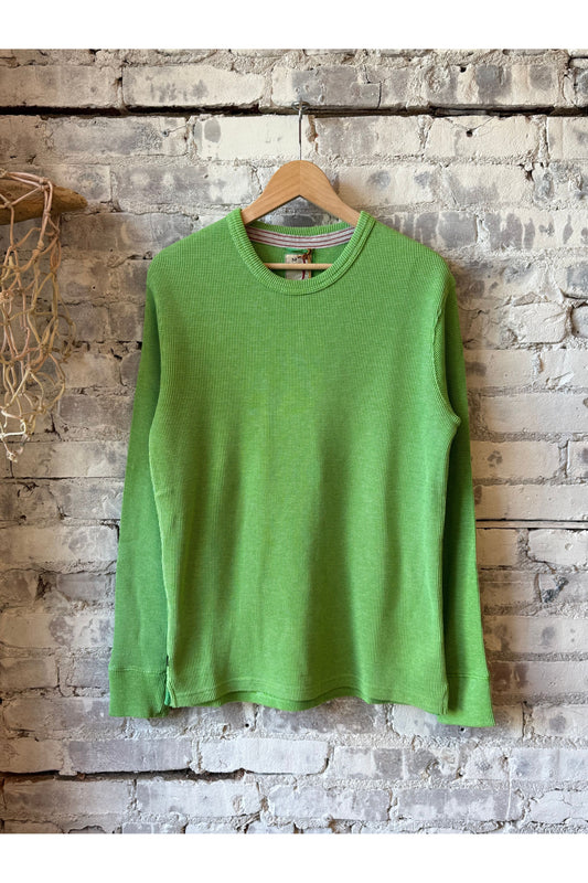 Bi-Waffle Crew - Lawn Green - DUNE + SALT