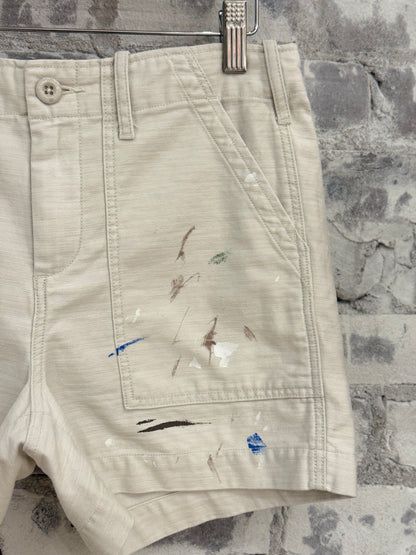 Surplus Short Shorts - Paint Splatter Canvas - DUNE + SALT