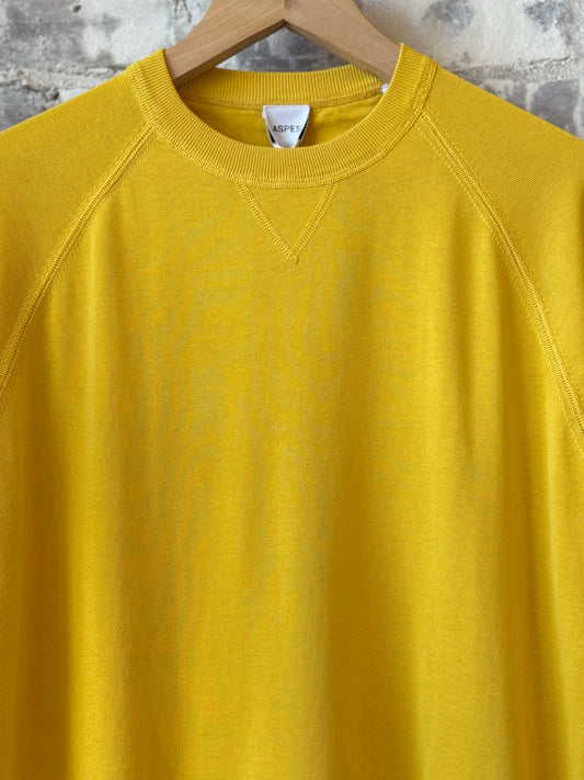 Cotton Crewneck Sweater - Yellow - DUNE + SALT