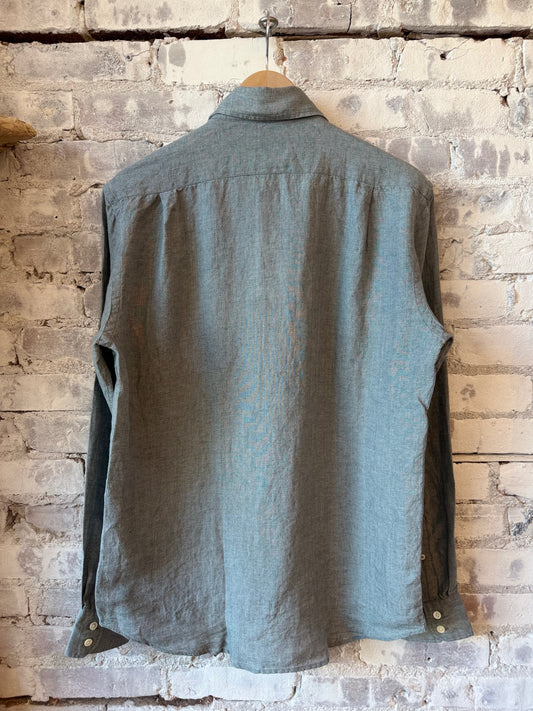 Paul Linen Shirt - Green