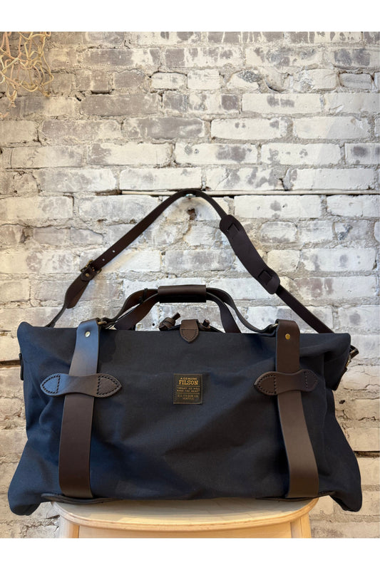 Medium Rugged Twill Duffle - Navy - DUNE + SALT