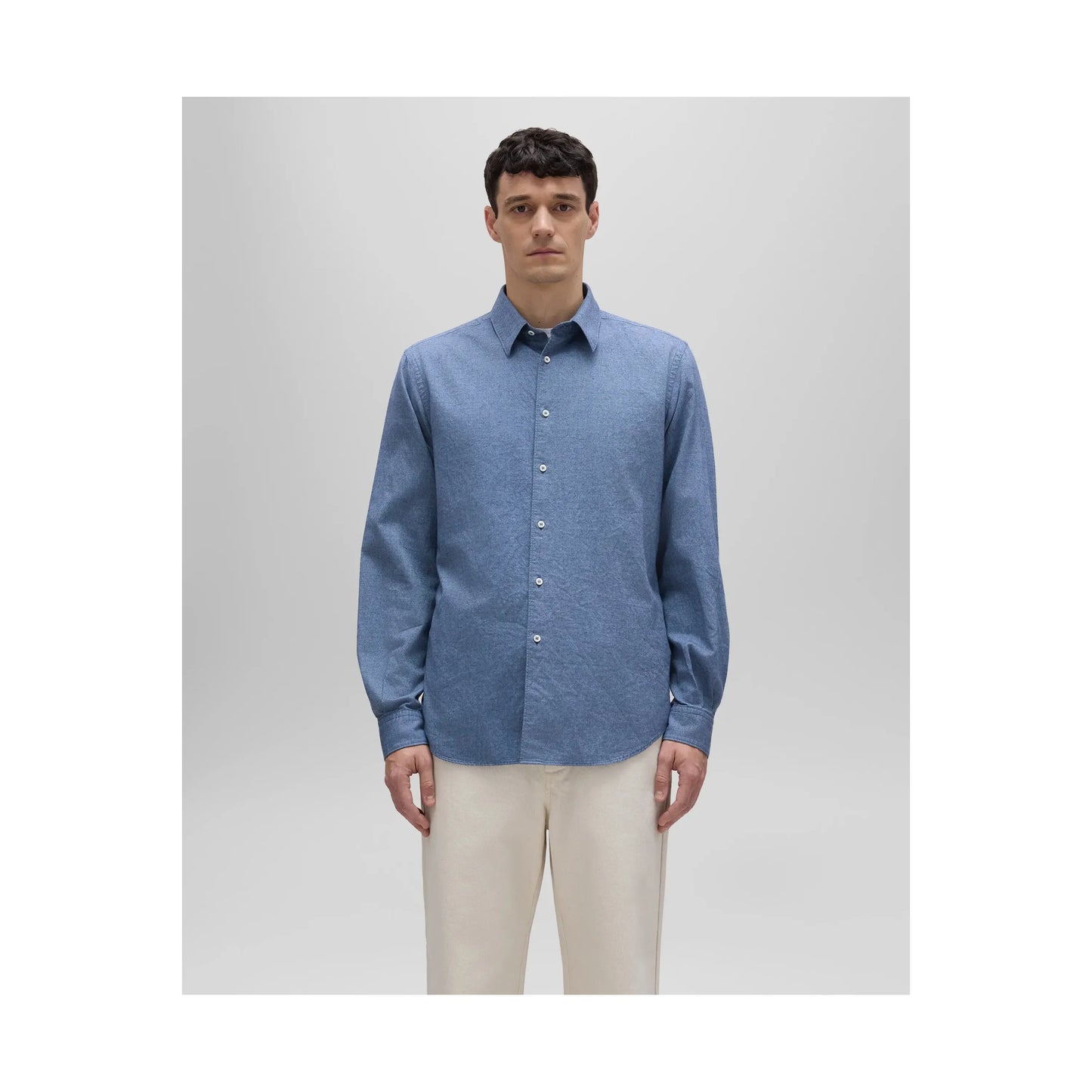 Comma Flannel Shirt - Sky Blue - DUNE + SALT