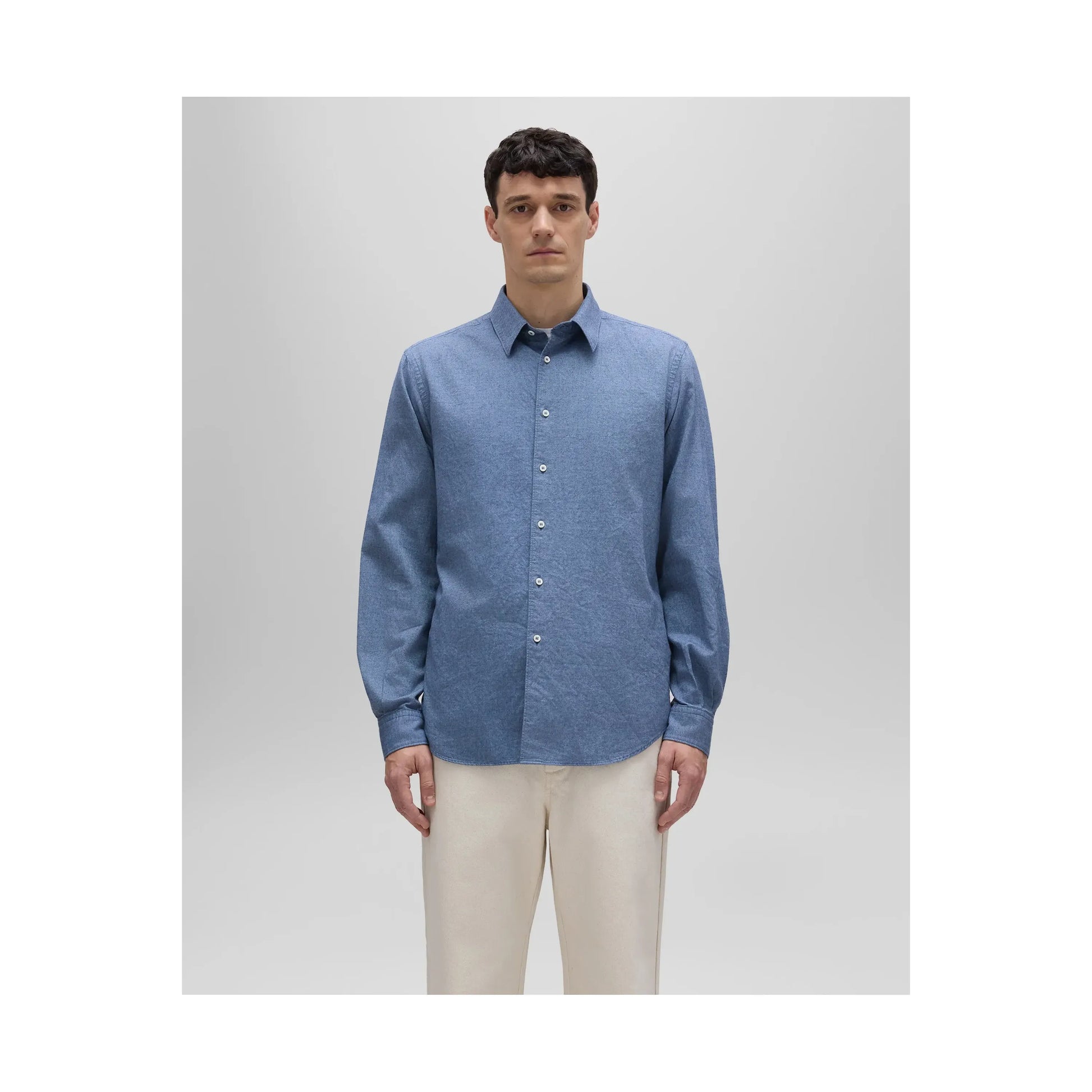 Comma Flannel Shirt - Sky Blue - DUNE + SALT