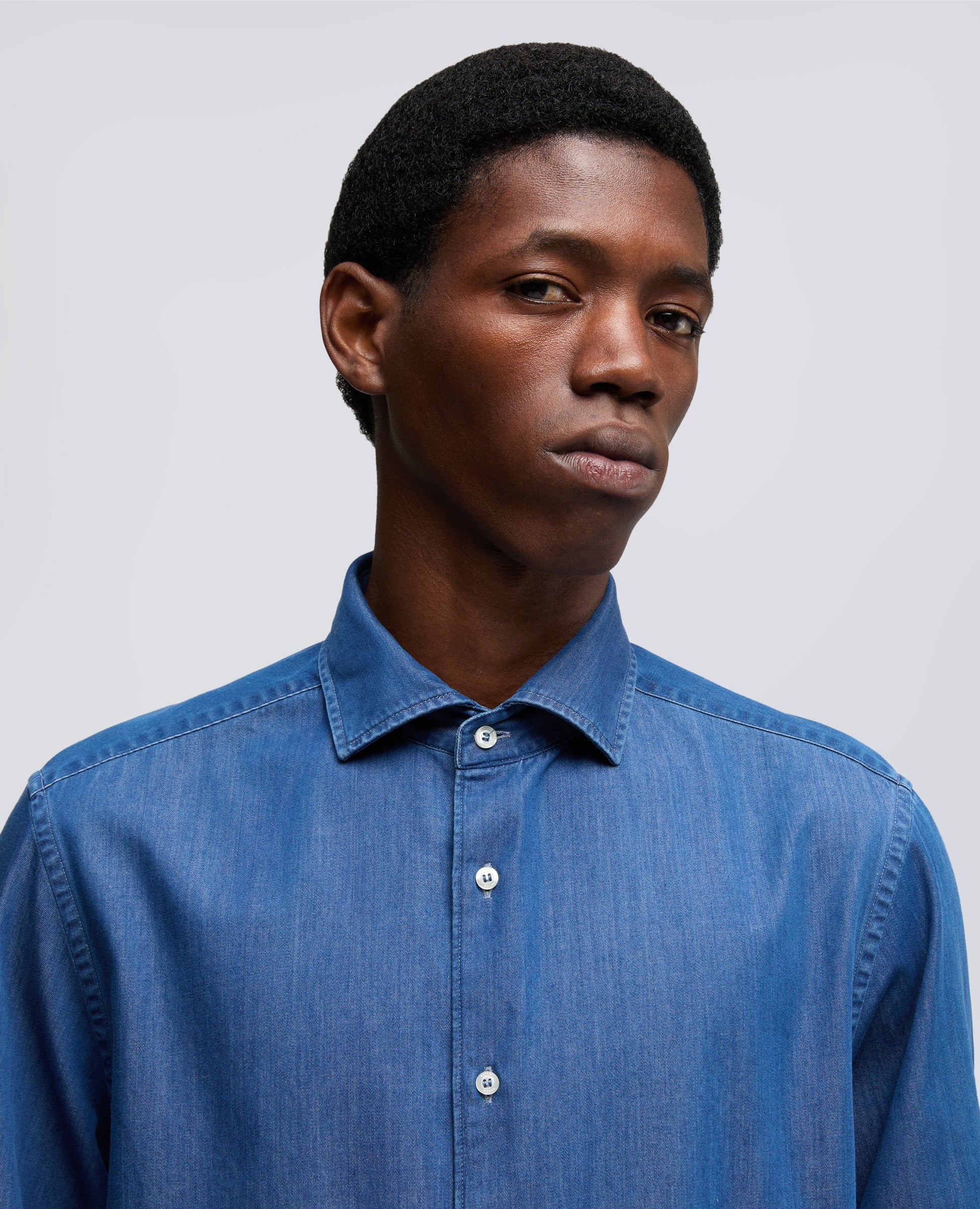Vic Shirt - Denim Blue - DUNE + SALT