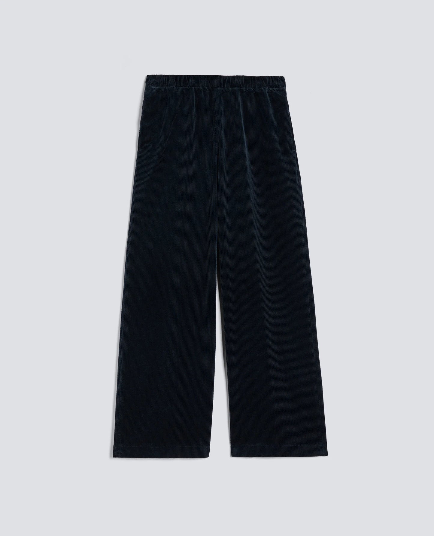 Aspesi Wide Corduroy Trousers - Navy Black