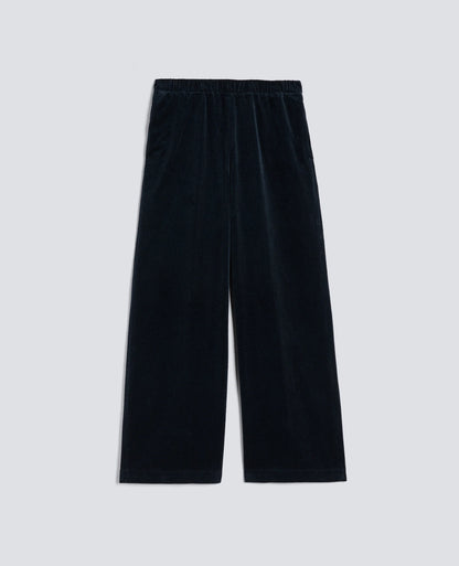 Aspesi Wide Corduroy Trousers - Navy Black
