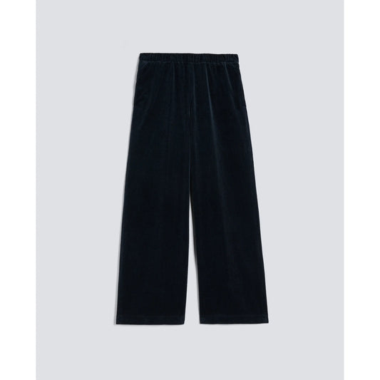 Aspesi Wide Corduroy Trousers - Navy Black