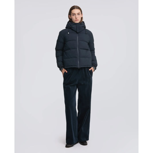 Aspesi Wide Corduroy Trousers - Navy Black
