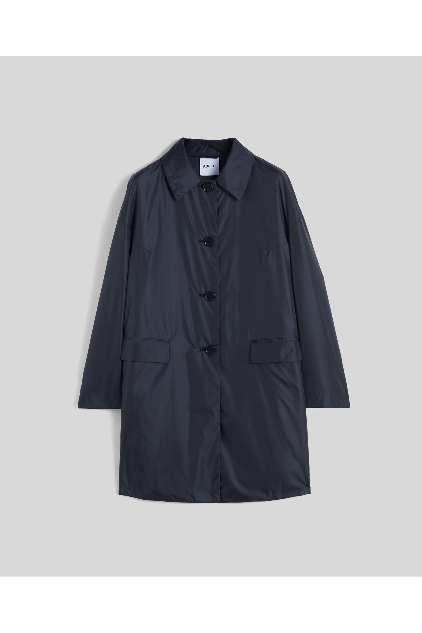 Teena Nylon Coat - Navy - DUNE + SALT