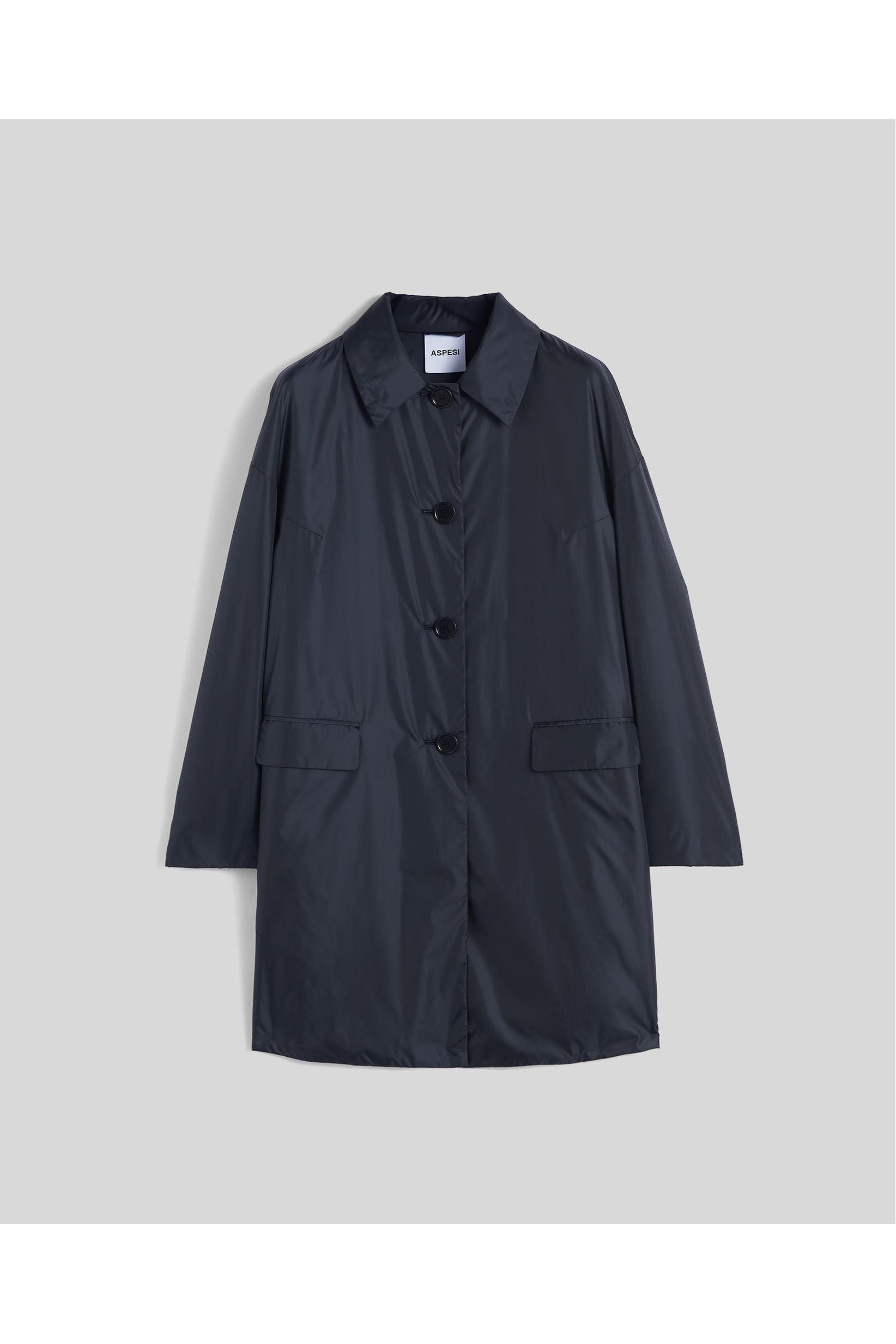 Teena Nylon Coat - Navy - DUNE + SALT