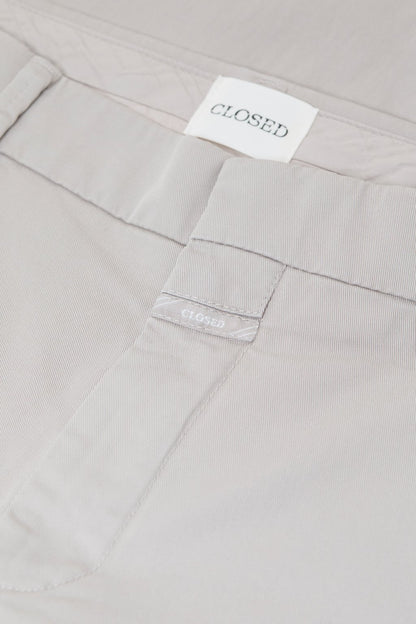 Clifton True Cotton Twill Slim Pant - Mud Grey - DUNE + SALT