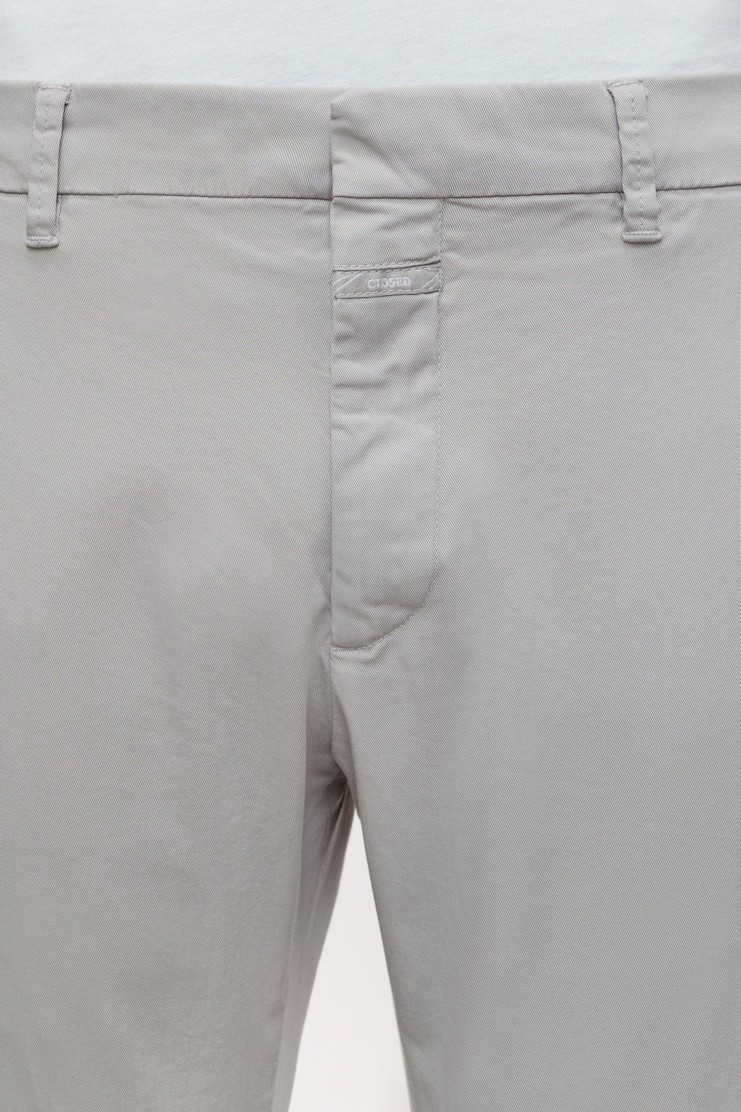 Clifton True Cotton Twill Slim Pant - Mud Grey - DUNE + SALT