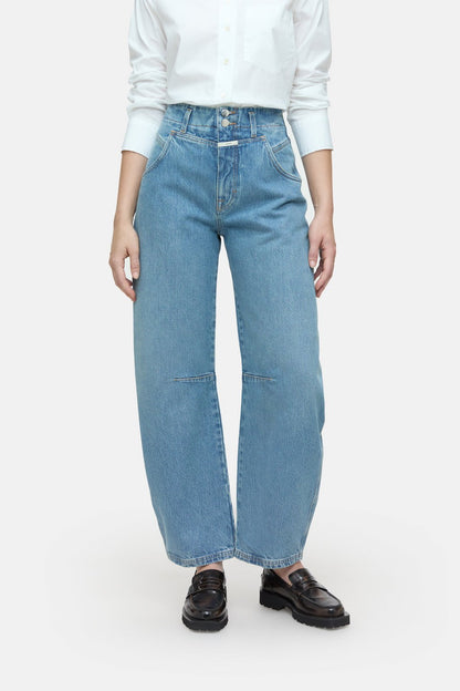 Ridge-X Wide Jeans - Mid Blue - DUNE + SALT