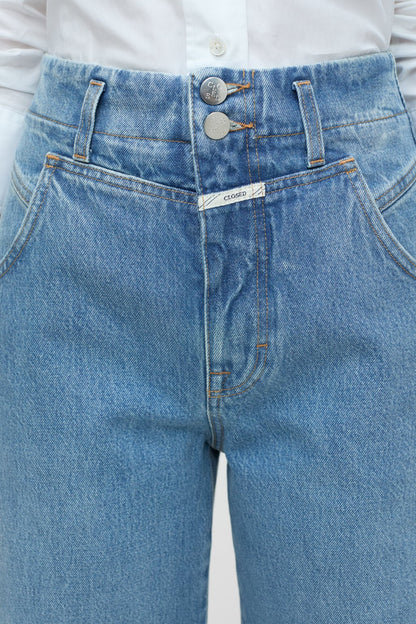 Ridge-X Wide Jeans - Mid Blue - DUNE + SALT