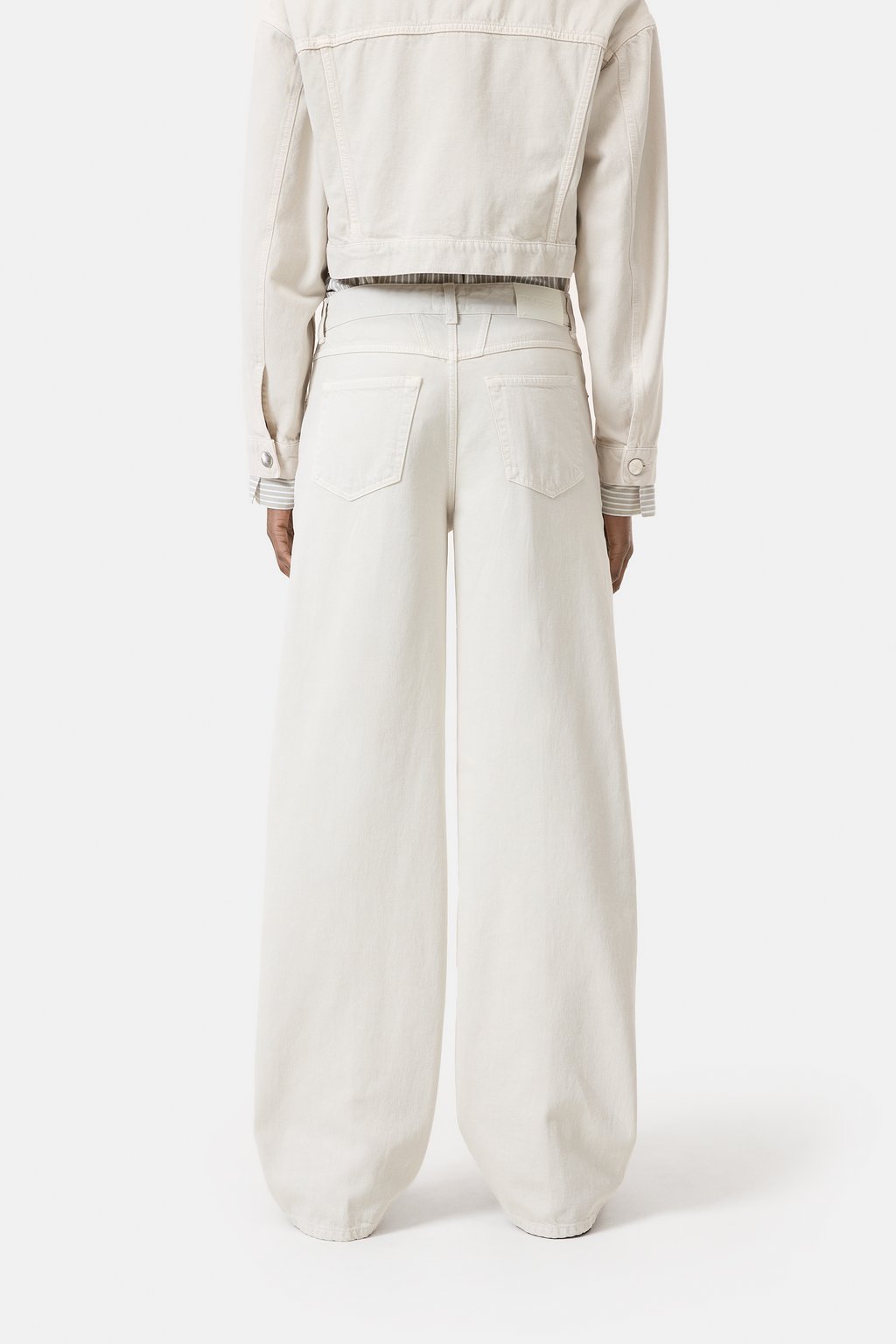 Nikka Wide Jean - Stone Beige - DUNE + SALT