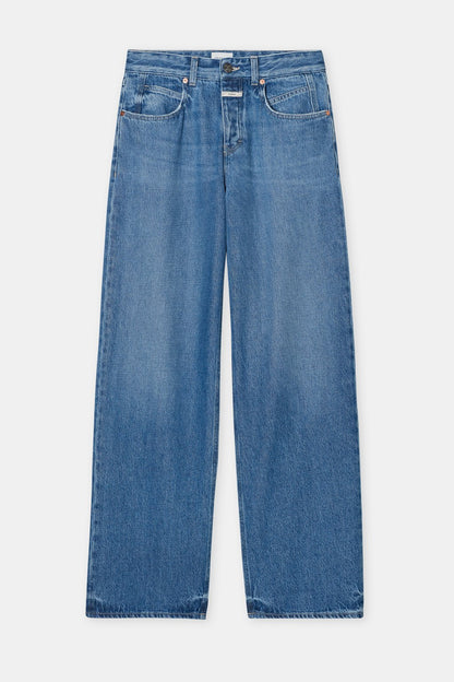 Nikka Wide Jeans - Mid Blue - DUNE + SALT