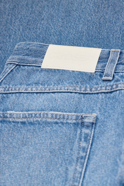 Nikka Wide Jeans - Mid Blue - DUNE + SALT