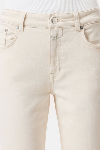 Milo Comfort Stretch Straight Jean - Ivory - DUNE + SALT