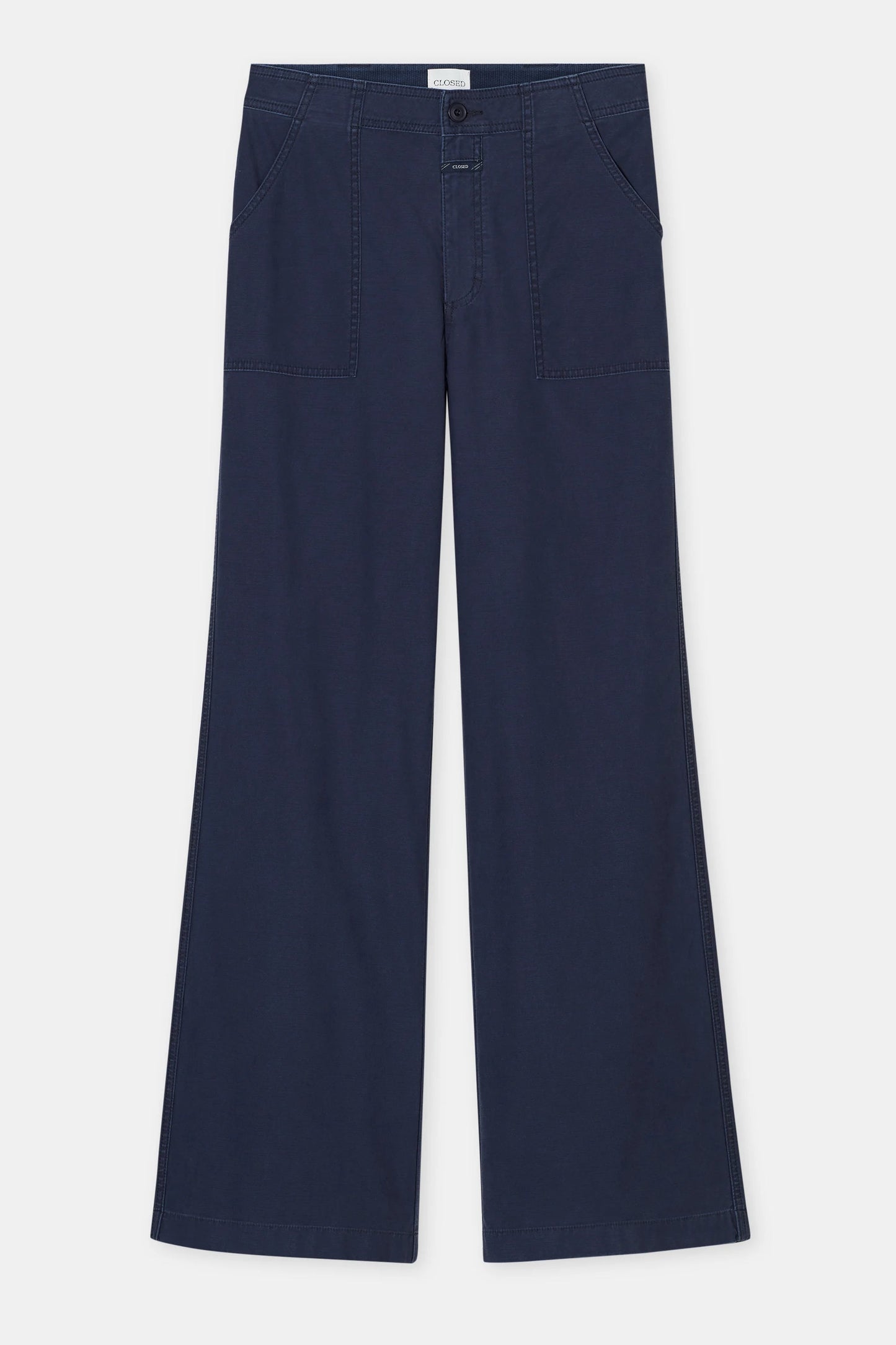 Aria Flared Chino Pant - Dark Night - DUNE + SALT