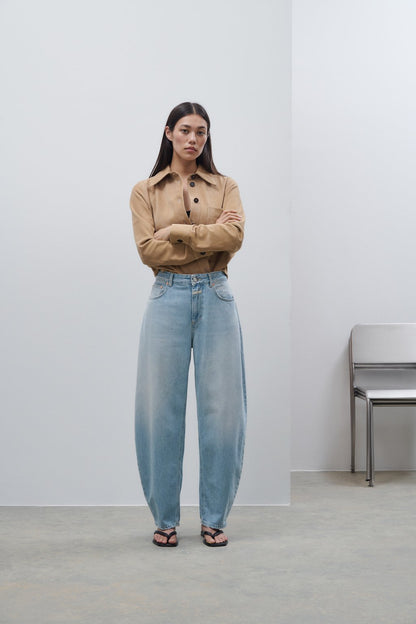 Jazzie Barrel Jeans - Light Blue - DUNE + SALT
