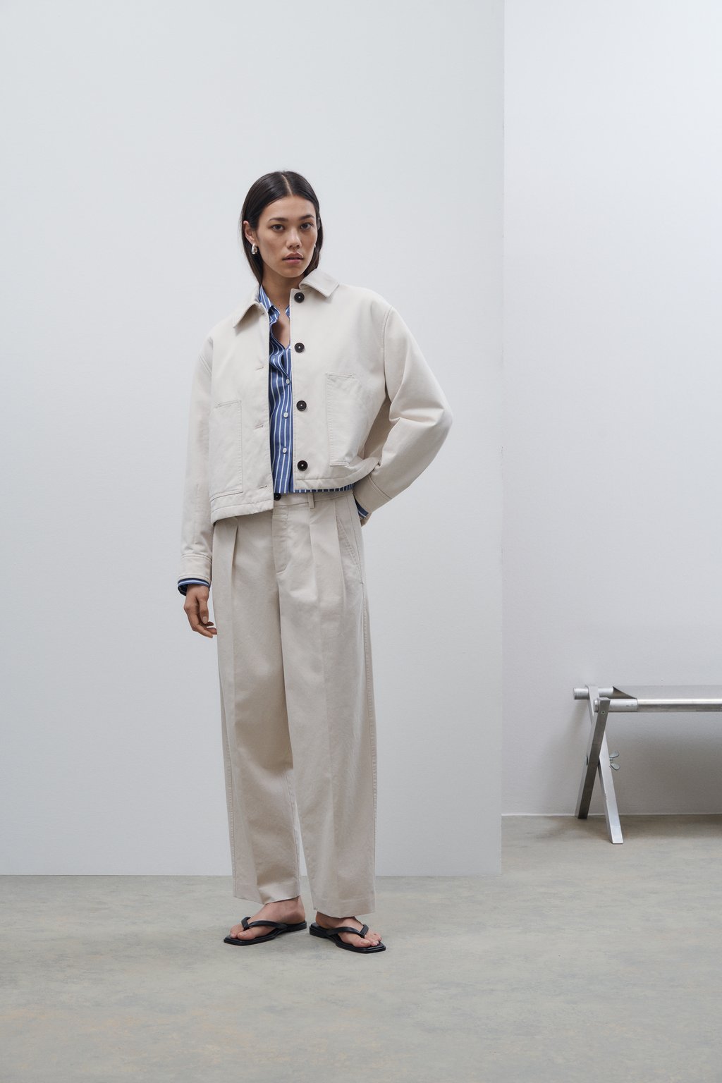 Ruthy Relaxed Pant - Stone Beige - DUNE + SALT