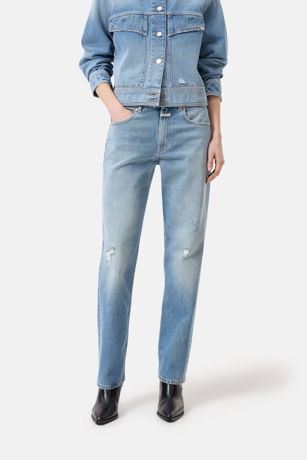 Jonta Relaxed Jean - Mid Blue - DUNE + SALT