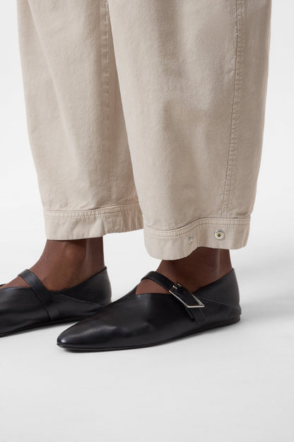 Rhannon Barrel Pant - Soft Beige - DUNE + SALT