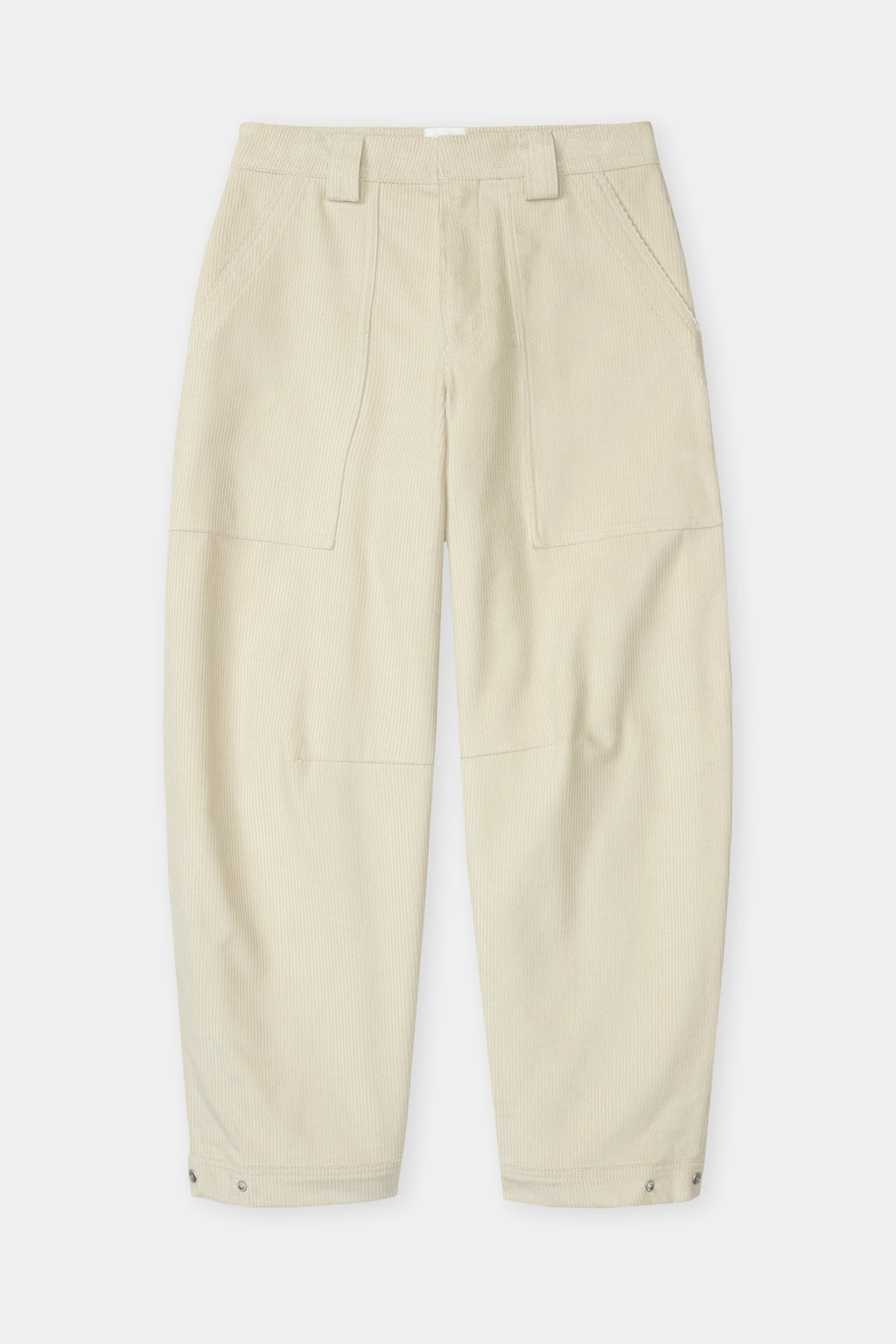 Rhannon Relaxed Corduroy Pants - Pearl Beige - DUNE + SALT