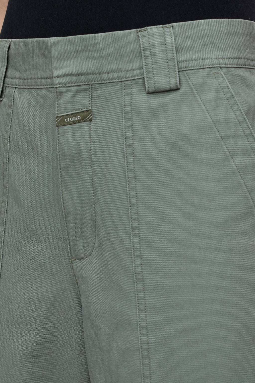 Rhannon Barrel Pants - Faded Green - DUNE + SALT