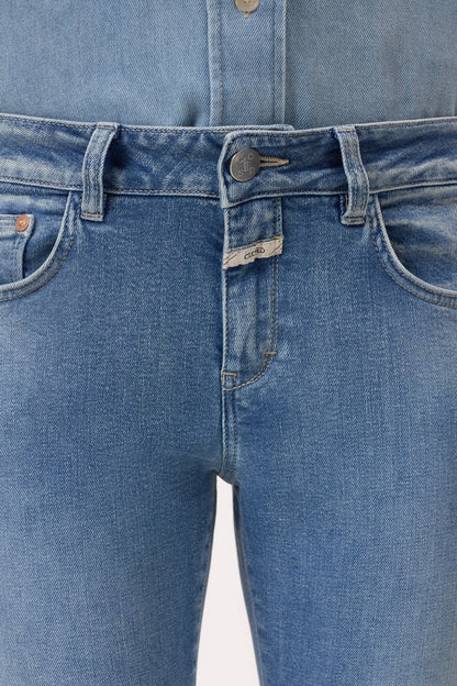 Baker Super Stretch Skinny Jean - Mid Blue - DUNE + SALT