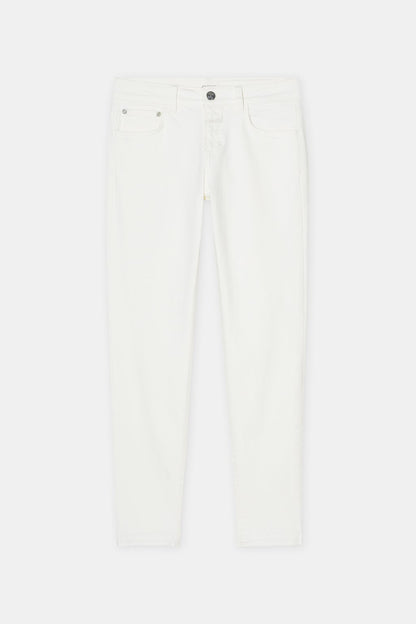 Baker Power Stretch Skinny Jeans - Ivory - DUNE + SALT