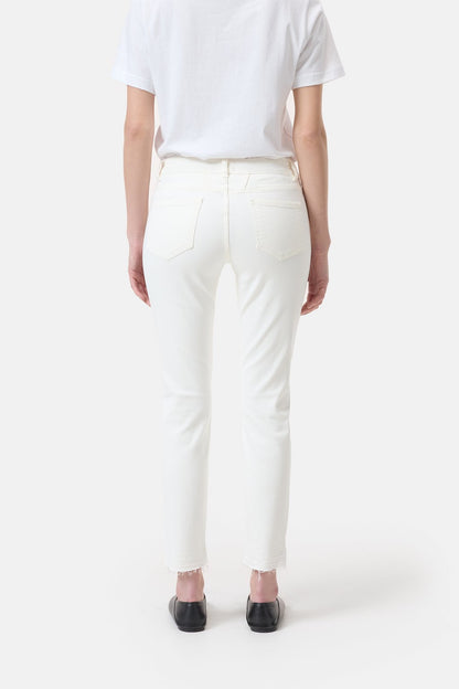 Baker Power Stretch Skinny Jeans - Ivory - DUNE + SALT