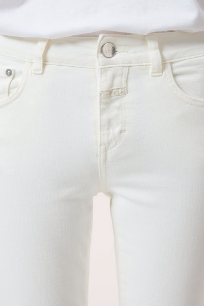Baker Power Stretch Skinny Jeans - Ivory - DUNE + SALT