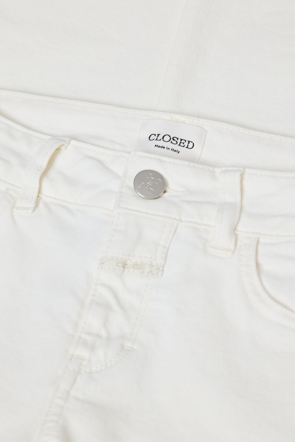 Baker Power Stretch Skinny Jeans - Ivory - DUNE + SALT