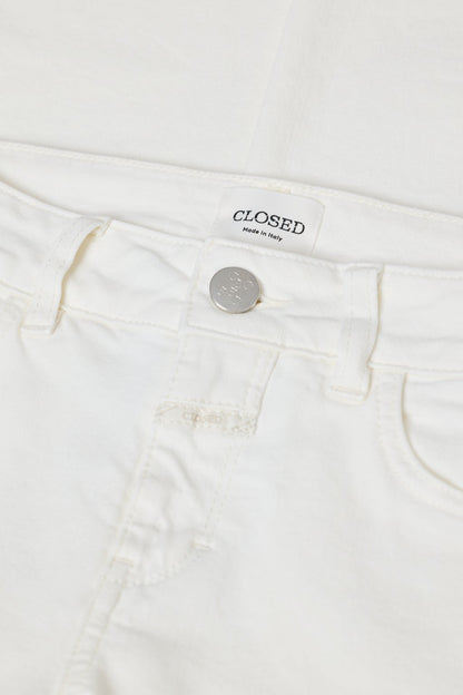 Baker Power Stretch Skinny Jeans - Ivory - DUNE + SALT