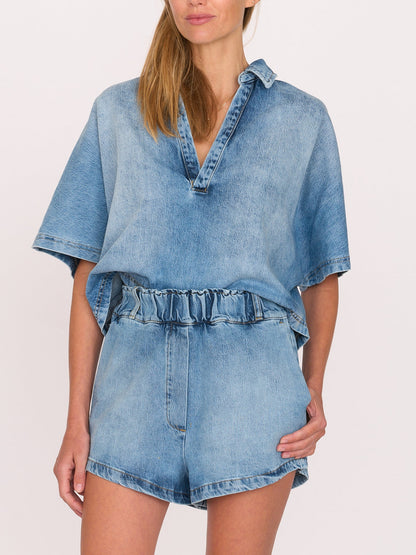 Lotus Shirt - Malibu Wash