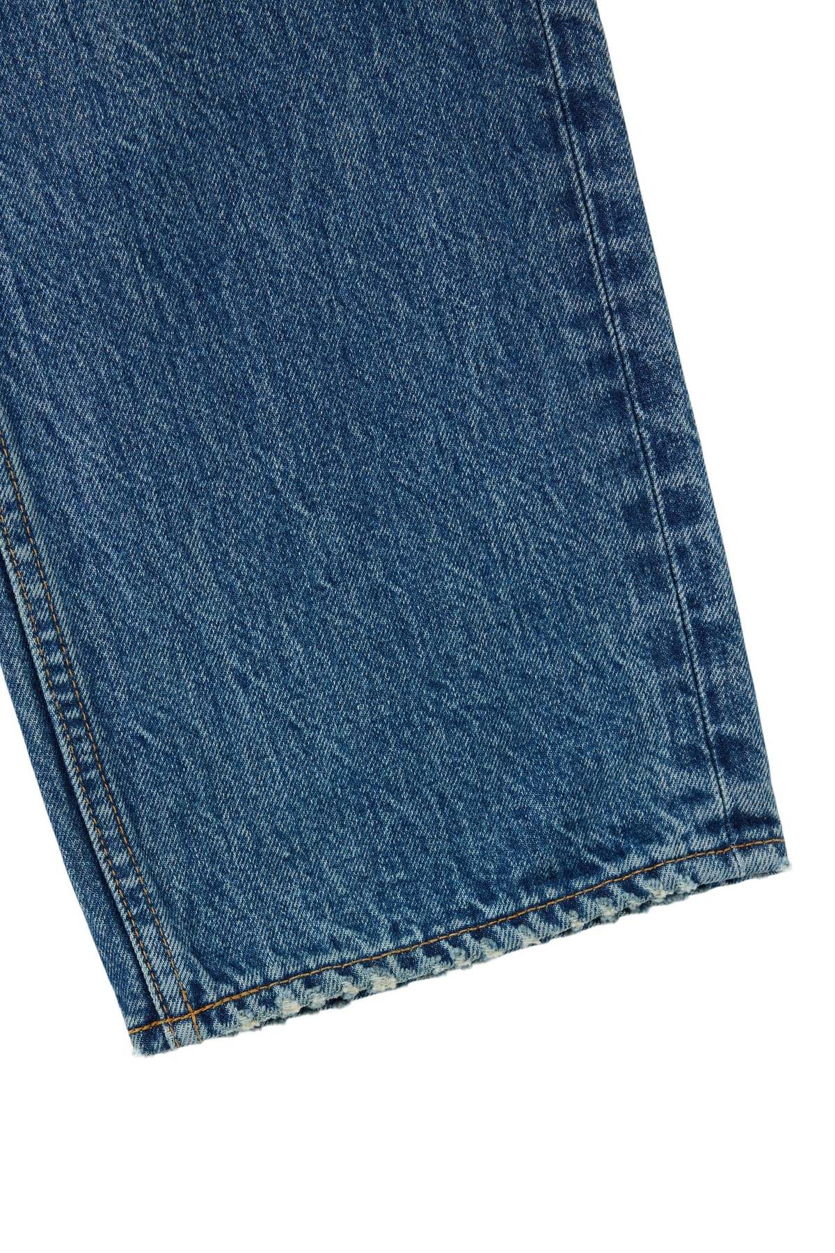 Moussy Clinton Straight Low Jean - Blue White Smoke
