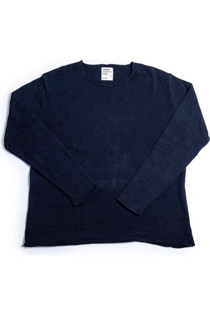 Cotton Linen Harbour Sweater - Ink - DUNE + SALT