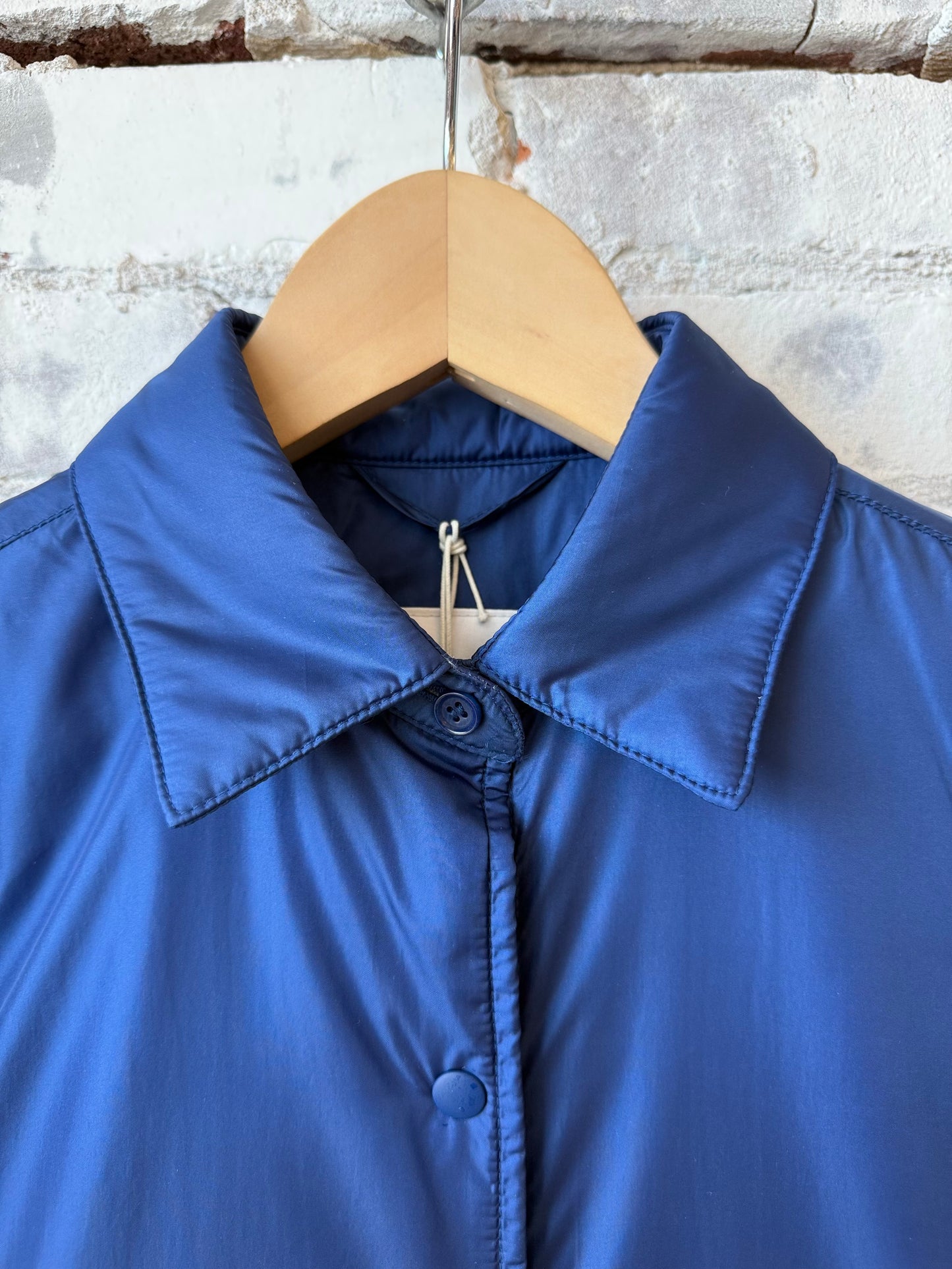 Padded Nylon Overshirt - Light Blue - DUNE + SALT