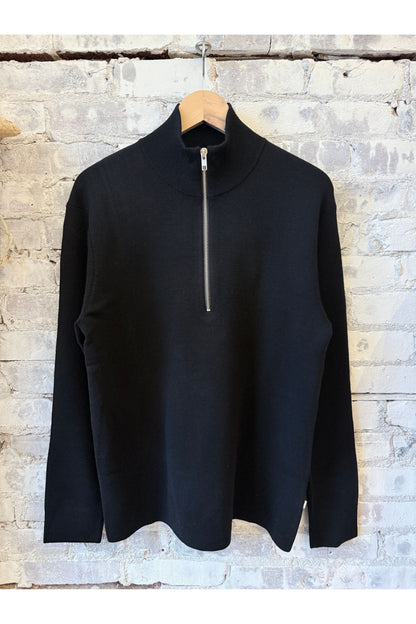 Harald Wool Blend Sweater - Black - DUNE + SALT
