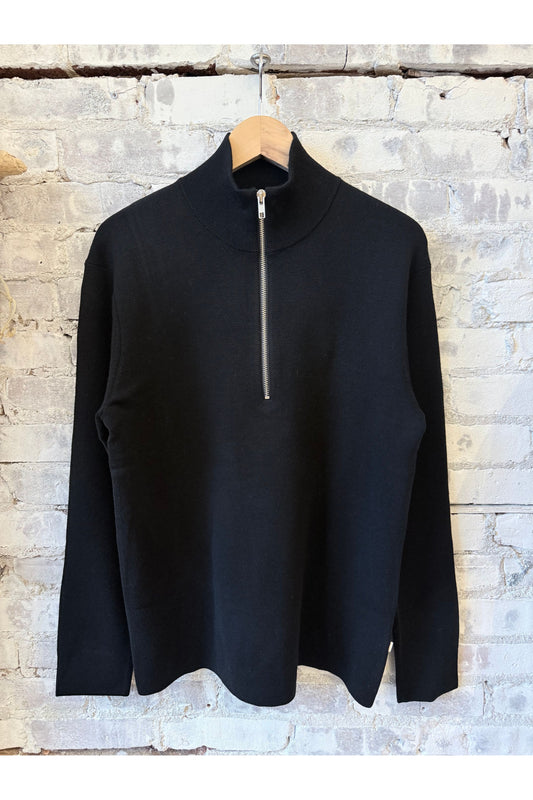 Harald Wool Blend Sweater - Black - DUNE + SALT