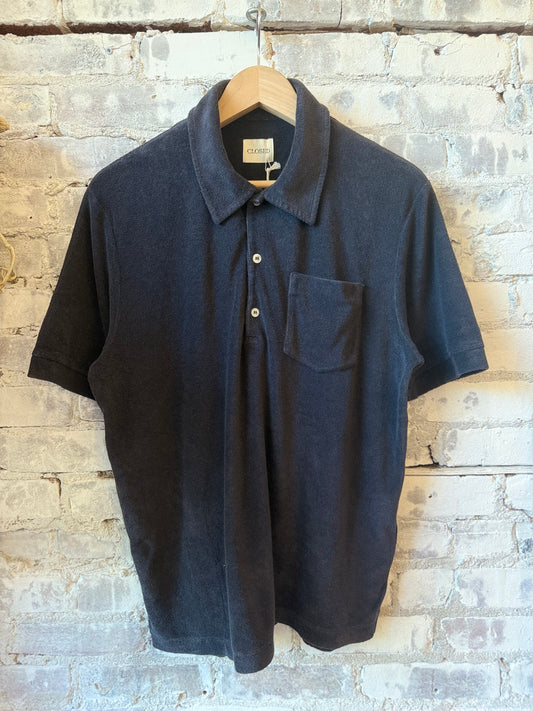 Short Sleeve Polo - Magma Black