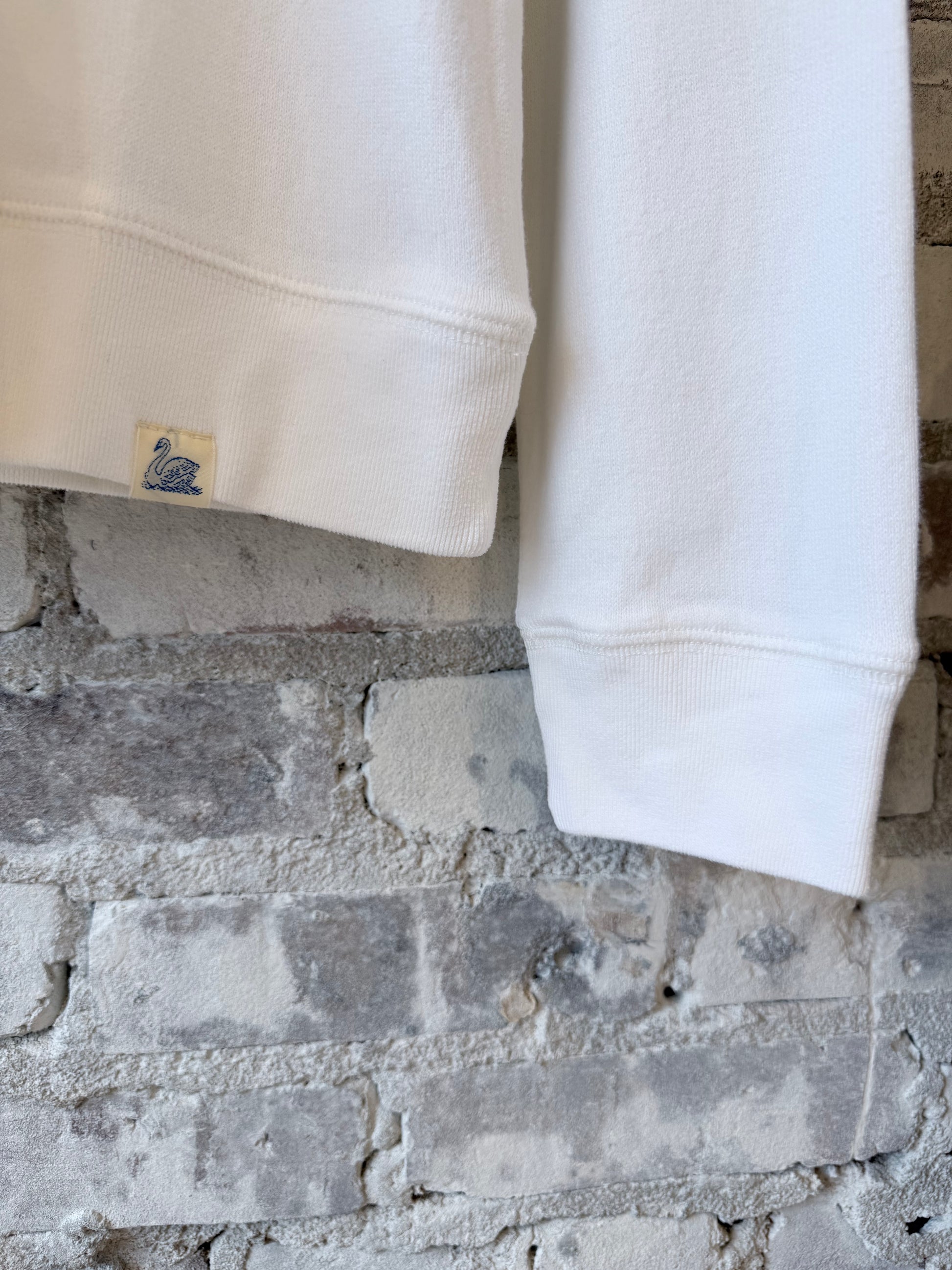 Lightweight Raglan Sweatshirt - White - DUNE + SALT