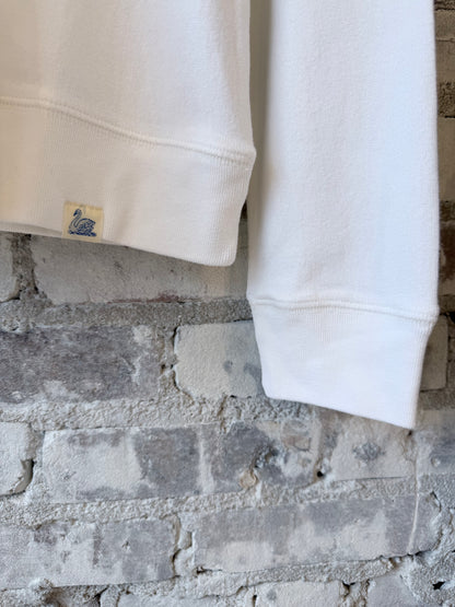 Lightweight Raglan Sweatshirt - White - DUNE + SALT