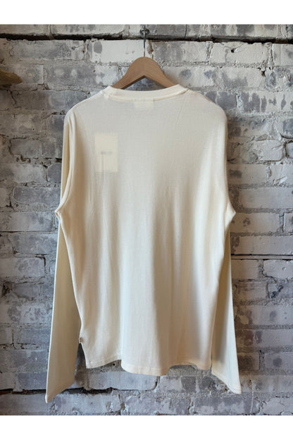 Clive Honeycomb Structured Tee - Egg White - DUNE + SALT